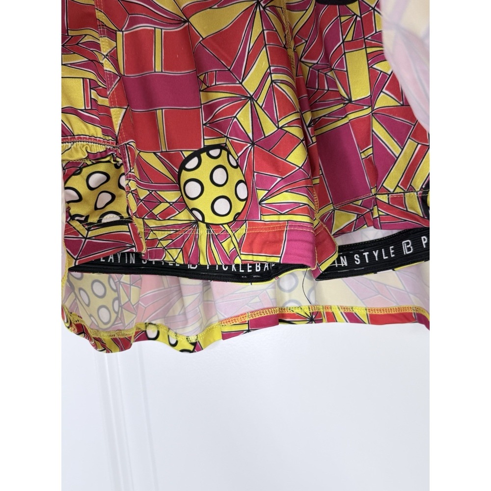 Pickleball Bella lot of 2 Graffiti &‎ Angle Shot Skirt Sz 2 Women's Aline Skort - Picture 7 of 9